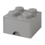 LEGO 4005 Úložný box 4 so šuflíkom (Light Grey)