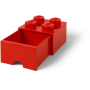 LEGO 4005 Úložný box 4 so šuflíkom (Red)