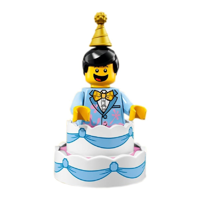 LEGO 71021 Minifigúrky - Séria 18 - Birthday Cake Guy